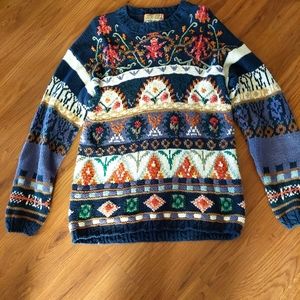 CRYSTAL ROSE LONG SLEEVE WOMAN'S SWEATER